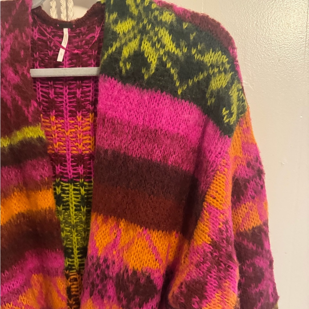 On hold💕 People long belted sweater. SOLD OUT ONLINE! Super cute! Only worn onc - Picture 6 of 10